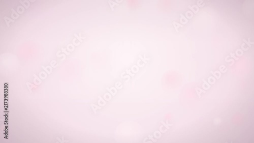 Soft Pink Floral Bokeh Background Animation With Gentle Light Leaks And Blurry Particles For Romantic And Dreamy Projects