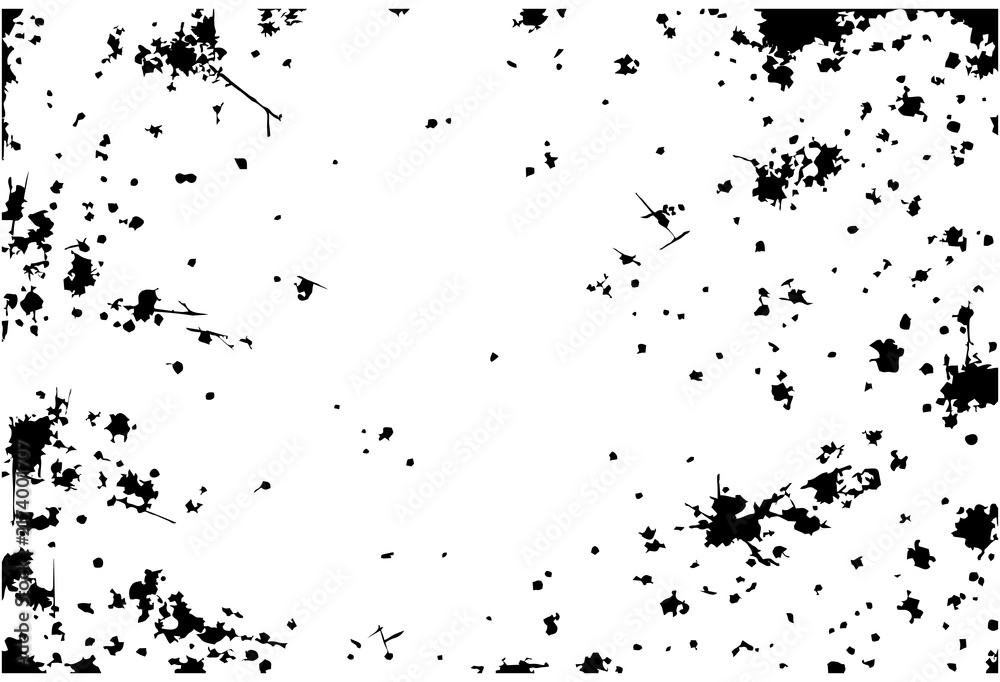 Obraz premium Rectangular grunge texture with rough faded surface and damaged effect. Urban wall or metal corrosion stock illustration.