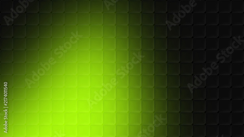 Obraz na płótnie Light green and black gradient cubic glass pattern background