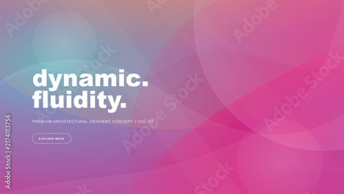 фотографія Dynamic fluidity architectural gradient concept background with pink and purple
