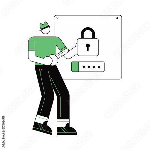 Data Privacy Vector Illustration Eps 10 File