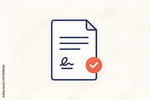 Signed Document with Checkmark