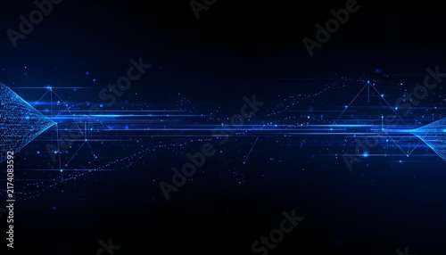 Plakat abstract technology background