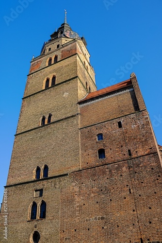 Obraz na płótnie brandenburg an der havel, deutschland - turm der st. katharinenkirche