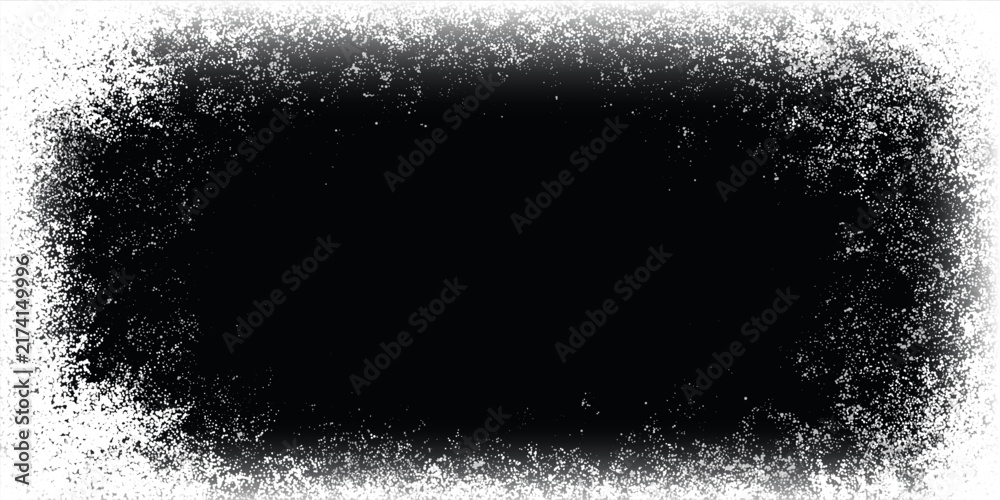 Obraz premium Window frame with ice borders surrounding transparent center. Frosty textured backdrop with snow crystals, cold mist and natural winter effect. Vector decorative icy background with frozen edges