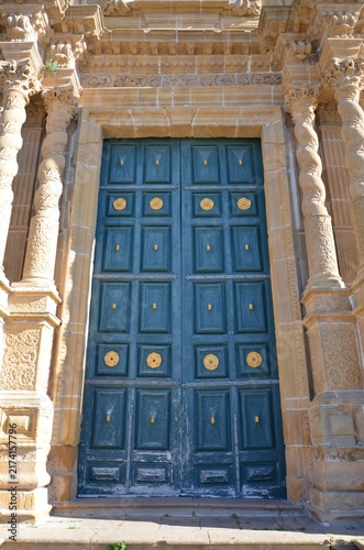 Canvastavla Main entrance portal of the Cathedral of Maria Santissima delle Vittorie in Piaz