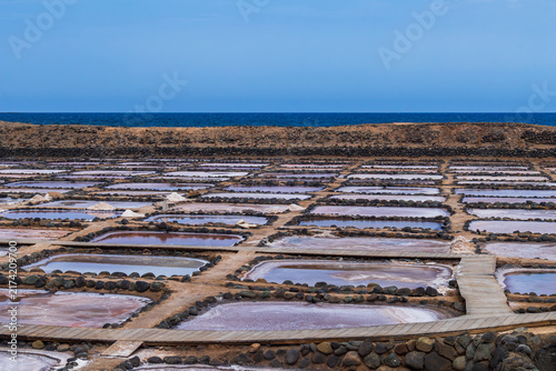 Canvastavla Traditional Salt Crystallization Pans at Salinas de Tenefé