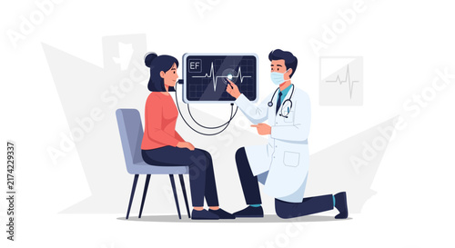 Medical Professional Examining Patient's Vital Signs for Overall Healthcare Assessment
