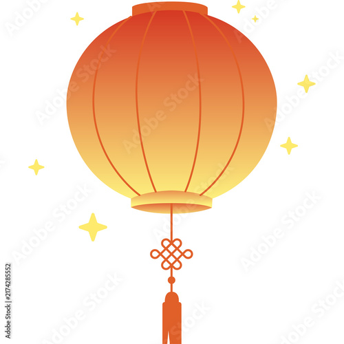 Sky Lantern Illustration