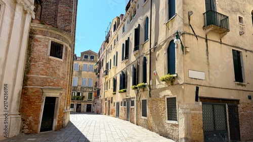 Venice Italy scenic canals, gondolas and historic architecture in the heart of Venice