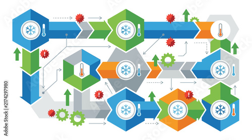 Infographic showcasing Food Loss & Waste Intelligence & Circular Management within a sustainable global supply chain and transport ecosystem