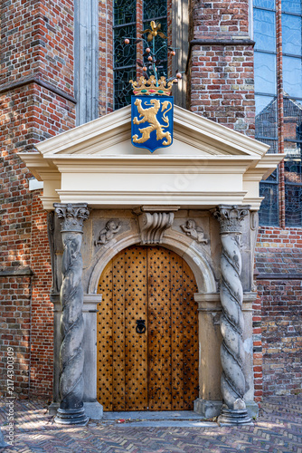 Entrance to Domtoren in Utrecht