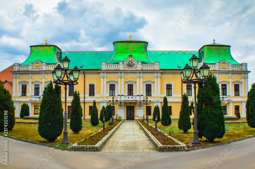 Konstfotografi Bishop's Palace, the only baroque style ecclesiastical residence of the Serbian