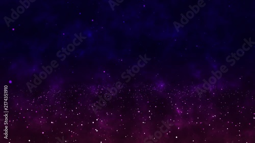 Abstract glowing particles background loop, futuristic award show event motion graphic asset, awards show event asset footage, glitter magic multicolor particles fly.4k loop animation