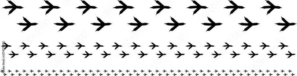 Fototapeta premium Bird footprint icon, chicken paw vector track, turkey foot print line pattern