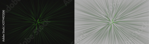 Konstfotografi Abstract sunburst geometric starburst background pattern with radiating lines in