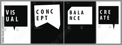 Minimalist Typographic Poster Set Featuring Abstract Geometric Shapes and Modern Graphic Design Elements for Artistic Wall Decor