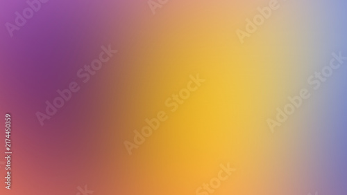 Smooth abstract gradient background with vibrant purple magenta and warm yellow orange blurred color transitions for creative design modern wallpapers concept art