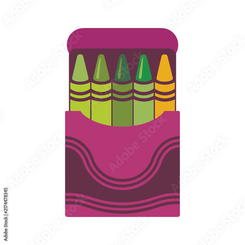 A small purple box with illustration purple cardboard