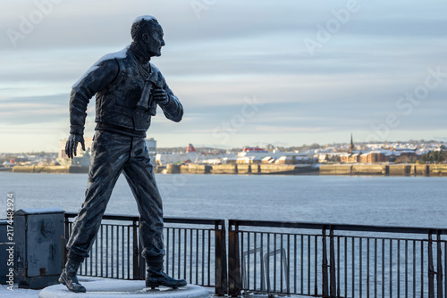 Quadro su tela Liverpool, united kingdom January, 16, 2024  Captain Frederic John Johnnie Walke
