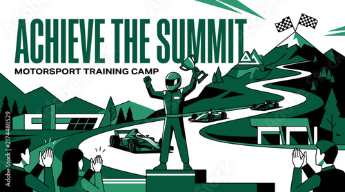 Achieve The Summit Motorsport Training Camp Victory Celebration