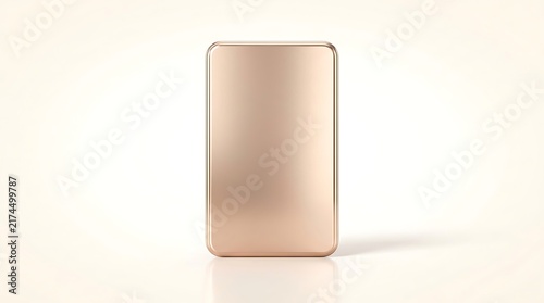 Rose Gold Business Card Mockup for Luxury Branding