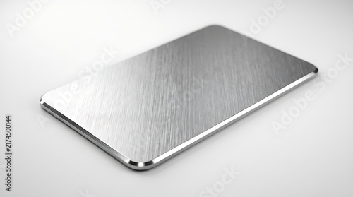 Silver Business Card Mockup for Corporate Branding
