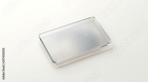Transparent Business Card Mockup for Creative Branding
