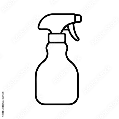 spray bottle vector illustration