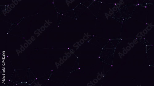 Cyber Neon Premium Neural Network Plexus Data Connectivity Seamless Loop - 4K Seamless Loop