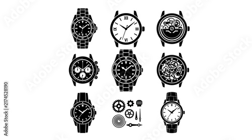 Collection of various wrist watches.