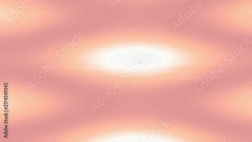 Floating Abstract Forms in Soft Peach and White Tones with Gentle Light Ripples