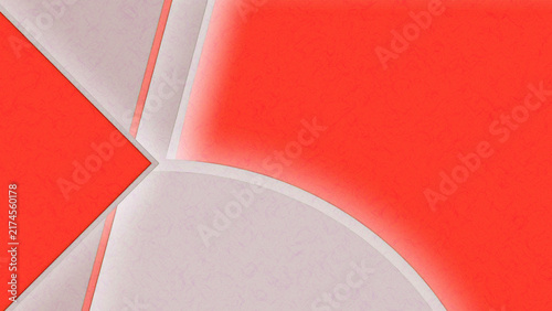 фотографія Red geometric abstract shapes with gradient blend