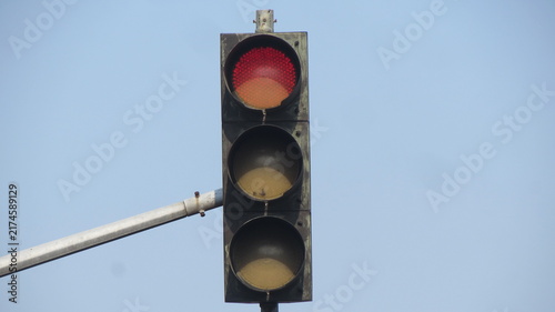 red traffic light