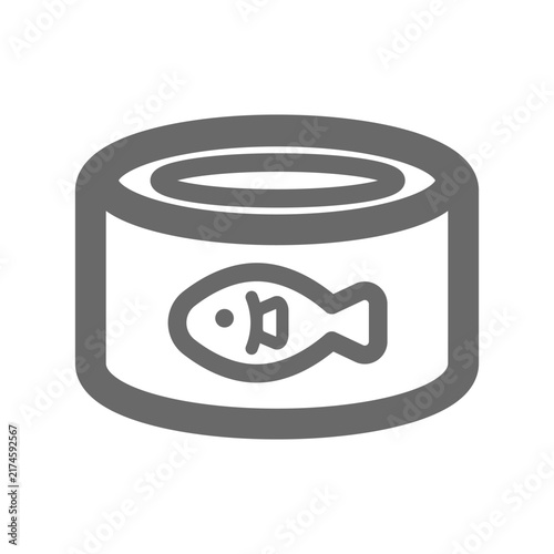vector canned food icon