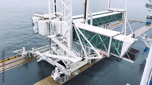 Passenger Boarding Bridge at Tokyo International Cruise Terminal, Japan