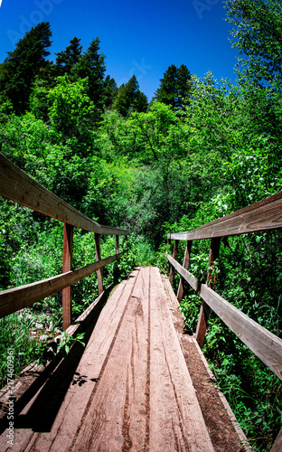 Принти на полотні Utah, weather, dock / sage / storm / bison / footbridge