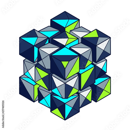 Abstract Geometric Cube Construction