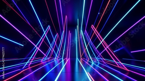 abstract blue background with lines
