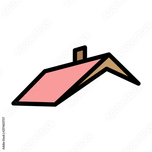 Roof Vector Filled Icon Design