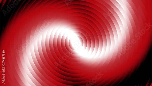 Red and white swirling abstract background vector