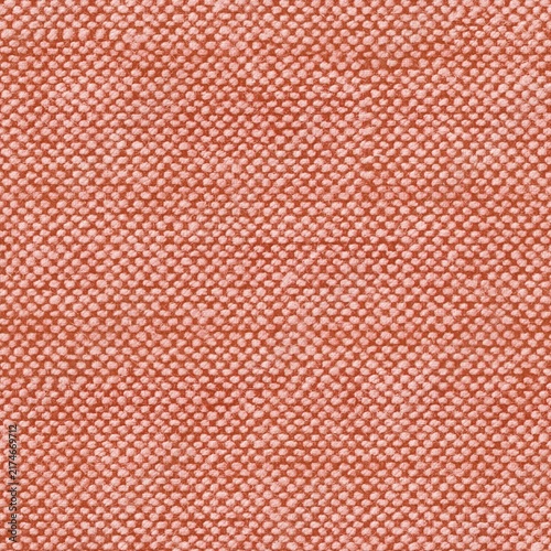 Foto Close up view of a brown fabric texture with a woven pattern made of natural lin
