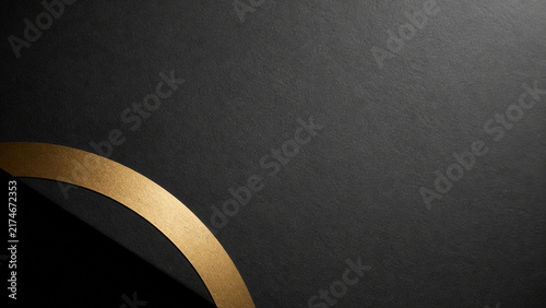 Black and Gold Tactile Background for Premium Finance Advertising