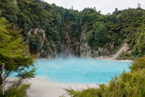 Mysterious Inferno Crater in Waimangu Volcanic Valley - Rotorua, New Zealand