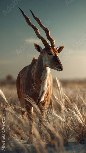 Plakat deer in the wild