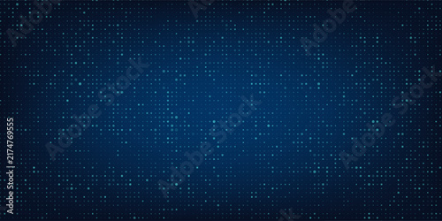 Magic glittering light stars dark blue background. Vector illustration eps 10.