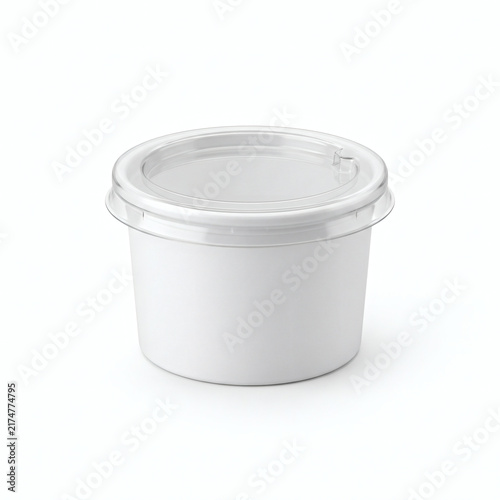 lank Paper Sauce Cup with Clear Plastic Lid
