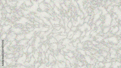 Abstract white background with subtle colorful speckles and light grain texture pattern.