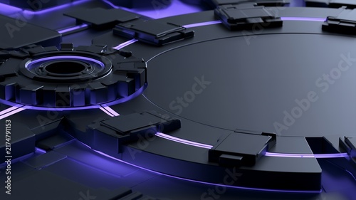 Modular Computing Infrastructure with Connected Technology Nodes, Digital Systems and Enterprise Architecture for AI, Cloud Computing, Data Platforms and Technology Backgrounds for Enterprise Use
