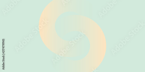Abstract Pastel Swirl Gradient Background With Minimal Soft Mint And Peach Tones For Calm Design